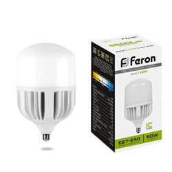 Лампа светодиодная LED 60вт Е27/Е40 белый 25821-1 - фото 65511