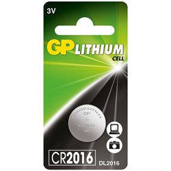 Батарейки литиевые GP Lithium CR2016-2C1 CR2016 BL1 07572Б - фото 73219