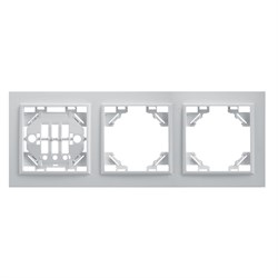 Рамка  STEKKER PFR00-9003-01  (расстояние между монтажными отверстиями: по гориз. - 200мм, по вертик 39056 - фото 76502