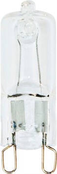 Лампа галогенная (КГЛ) капсульная FERON JCD9, JCD9/G9 40W 230V, белый теплый, 53*18мм 02776 - фото 76710