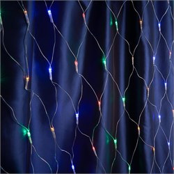 Гирлянда сеть FERON CL30, 240LED, (мультиколор), настраивается контроллером, 2*2м+1.5м прозрачный шн 32359 - фото 76881
