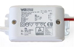 Драйвер  для светодиодов VS ECXe  350.079* 8.6-22V/7.7W 82x42x23 мм  -    186342 - фото 7845