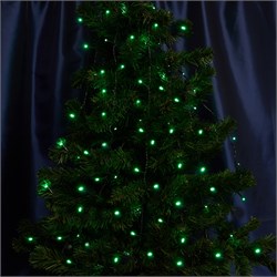 Гирлянда линейная FERON CL06, 200LED, (зеленый), настраивается контроллером, 20м+1.5м зеленый шнур, 32311 - фото 78598