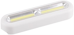 Светильник Светодиодный  -кнопка 1LED 3W (3*AAA в комплект не входят), 150*40*25мм, белый, FN1210 23381 - фото 79220