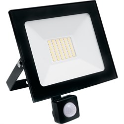 Светодиодный прожектор SAFFIT с выносным датчиком SFL80-50 IP65 50W 6400K черный  29524 - фото 79465