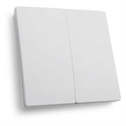 Выключатель дистанционного управления 250V 500W двухклавишный, TM82, белый 41129 - фото 80798