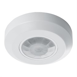 Датчик движения и освещенности 400W 8m  120°(гориз.) 360°(верт.) белый SEN17 41579 - фото 83203