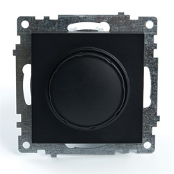 Выключатель диммирующий TRIAC (механизм) 250В, 500W, серия Катрин, GLS10-7106-05, черный 39615 - фото 83998