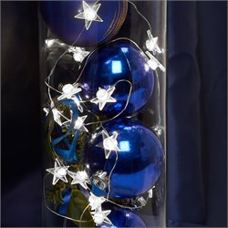 Гирлянда линейная Звездочки USB 20LED 5000K, IP 20, 1.8м, CL571 41645 - фото 85401