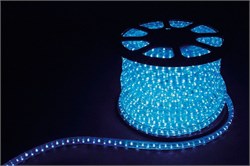 Дюралайт (световая нить) со светодиодами, 3W 50м 230V 72LED/м 11х17мм, синий, LED-F3W с 2 заглушками 26071 - фото 86244