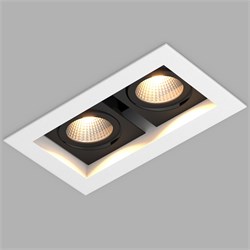 Светильник CL-KARDAN-S180x102-2x9W White (WH-BK, 38 deg) (Arlight, IP20 Металл, 3 года) 024131 - фото 86927