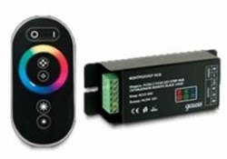 Контроллер для RGB 144W 12А с сенсорным пультом управления цветом (черный) PC201173144 - фото 8840