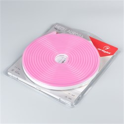 Светодиодная лента герметичная AURORA-PS-A120-12x6mm 24V Pink (10 W/m, IP65, 2835, 5m) (Arlight, Силикон) 036677 - фото 90771