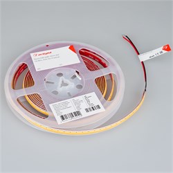 Лента COB-X480-10mm 24V Warm2700 (10 W/m, IP20, 5m, FreeCut) (Arlight, Свободная резка) 044197 - фото 92047