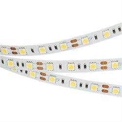 Лента RT 2-5000 12V Warm3000 2x (5060, 300 LED, LUX) (Arlight, 14.4 Вт/м, IP20) 028583 - фото 95475
