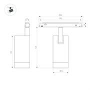 Светильник MAG-ORIENT-SPOT-R45-12W Day4000 (BK, 24 deg, 48V) (Arlight, IP20 Металл, 5 лет) 033623