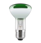 Лампа GE 40R63/G/E27 230V      (зеркальная D63mm зелёная прозрачная) - 91533