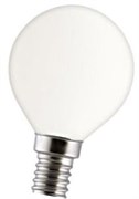 Лампа GE  60DK1/O/E14 230V 2/20 -   шарик  КРИПТОН опаловый d=45 90800