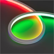 Лента герметичная DMX MOONLIGHT-TOP-B84-13x12mm 24V RGB-PX7 (18 W/m, IP67, 5m, wire x2) (Arlight, Силикон) 041015