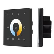 INTELLIGENT ARLIGHT Сенсорная панель DALI-901-11-4G-4SC-MIX-DT8-IN Black (BUS/230V) (IARL, IP20 Пластик, 3 года) 037197