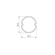 Экран ARH-ROUND-D20-DUAL-2000 OPAL BLACK (Arlight, Пластик) 039256