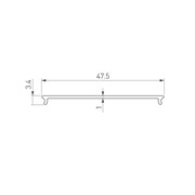 Экран STRETCH-S-50-CEIL-CENTER-40m OPAL (GAMMA50) (Arlight, -) 045462