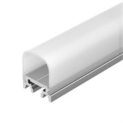 Профиль с экраном ALU-SQR-2000 ANOD+FROST (Arlight, Алюминий) 014866