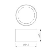 Кольцо антибликовое LGD-ANTIGLARE-RING-R85 (BK) (Arlight, Металл) 046757