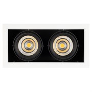 Светильник CL-KARDAN-S375x190-2x25W White6000 (WH-BK, 30 deg) (Arlight, IP20 Металл, 3 года) 028862