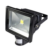 Светодиодный прожектор BR-FL-50W-PIR White (Black, AC220V) (ANR, -) 014997