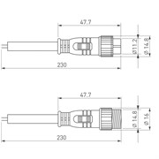 Коннектор питания ARL-LINE-2pin (24V) (Arlight, Закрытый) 026390