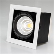 Светильник CL-KARDAN-S190x190-25W White6000 (WH-BK, 30 deg) (Arlight, IP20 Металл, 3 года) 026500