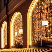Светодиодная гирлянда ARD-CURTAIN-CLASSIC-2000x9000-CLEAR-2200LED-WATERFALL White (230V, 180W) (Ardecoled, IP65) 024876