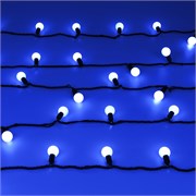 Светодиодная гирлянда ARD-BALL-CLASSIC-D23-10000-BLACK-80LED BLUE (230V, 3.5W) (Ardecoled, IP65) 025600