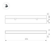 Светильник MAG-FLAT-FOLD-25-S400-12W Day4000 (BK, 100 deg, 24V) (Arlight, IP20 Металл, 3 года) 034237