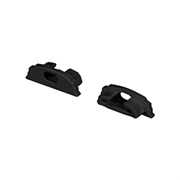 Заглушка ARH-BENT-W18 BLACK с отверстием (Arlight, Пластик) 039589