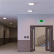 Светильник IM-QUADRO-EMERGENCY-3H-S400x400-44W Day4000 (WH, 120 deg, 230V) (Arlight, IP40 Металл, 2 года) 041026