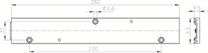 Оптика VS 98810 LINEARE OPTIK STANDARD  -   для светодиодных линеек 555437.91