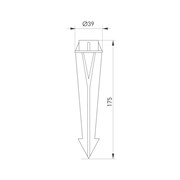 Основание для светильника ALT-SPIKE-175 (BK) (Arlight, Пластик) 024888