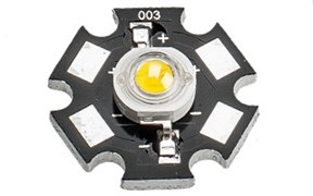 Мощный светодиод ES-STAR-1W Blue (ANR, STAR type) 011423