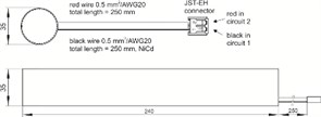NiCd 300  188824 Аккумуляторная батарея на 3 часа для EMXs 180.001  188793  4,8V 4,5Ah NiCd 188824.02