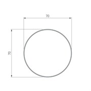 Экран SL-ROUND-D70-360deg-2000 OPAL (Arlight, Пластик) 037771