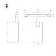Светильник MAG-ORIENT-SPOT-R45-12W Warm3000 (GD, 24 deg, 48V) (Arlight, IP20 Металл, 5 лет) 040890
