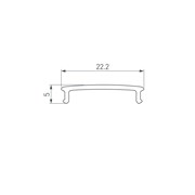 Экран FANTOM-W20-BEVEL-2000 OPAL (Arlight, Пластик) 039950