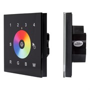INTELLIGENT ARLIGHT Сенсорная панель DALI-901-11-4G-RGBW-DT6-IN Black (BUS/230V) (IARL, IP20 Пластик, 3 года) 037203