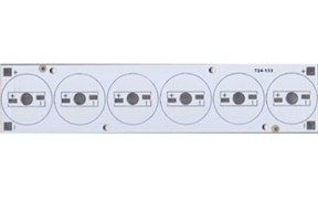 Плата 156x34-6E Emitter (6x LED, 724-133) (Turlens, -) 011057