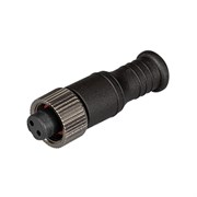 Коннектор NEO-CAP-R15-CON-F (BK) (Arlight, IP67 Пластик, 3 года) 028121