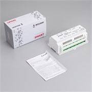 INTELLIGENT ARLIGHT Сплиттер SMART-DMX512-306-72-DIN (12-48V, 2-in, 6-out, RS-485) (IARL, IP20 Металл, 5 лет) 038937