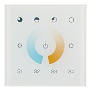 INTELLIGENT ARLIGHT Сенсорная панель DALI-901-11-1G-4SC-MIX-DT8-IN White (BUS/230V) (IARL, IP20 Пластик, 3 года) 037196