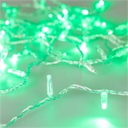 Светодиодная гирлянда ARD-STRING-CLASSIC-1000-CLEAR-100LED-PULSE Green (230V, 7W) (Ardecoled, IP65) 031640